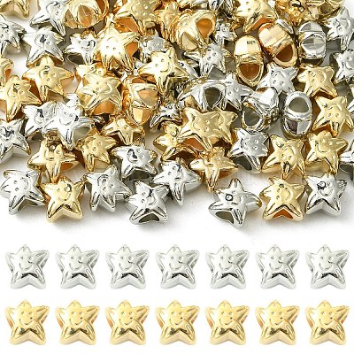 80шт 2 цвета пластиковые бусины ccb CCB-YW0001-59-1