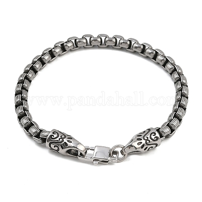Браслеты из хирургической нержавеющей стали 316 BJEW-C125-14-1