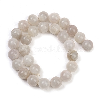 Нити бусин из натурального розового кроличьего волоса с рутиловым кварцем G-H093-B05-14mm-1