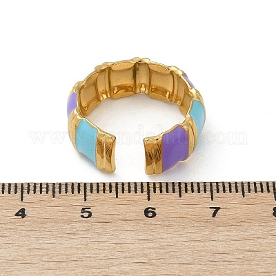 Регулируемые манжетные кольца из нержавеющей стали 304 RJEW-Q015-02G-C-1