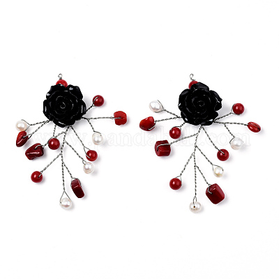 Большие подвески из синтетического камня G-N339-01A-1