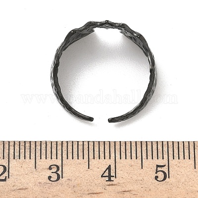 Открытые кольца манжеты из нержавеющей стали 304 RJEW-D338-02E-EB-1