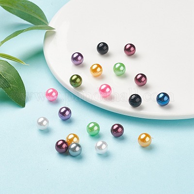 Пластиковые бусины abs SACR-R780-8mm-M-1