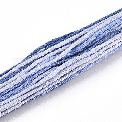 10 моток двухслойной полиэфирной нити для вышивания&nbsp;OCOR-K006-A71-1