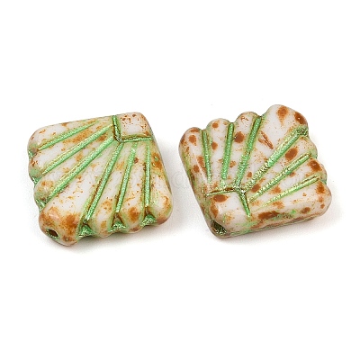 Чешские прессованные стеклянные бусины GLAA-I061-09-1