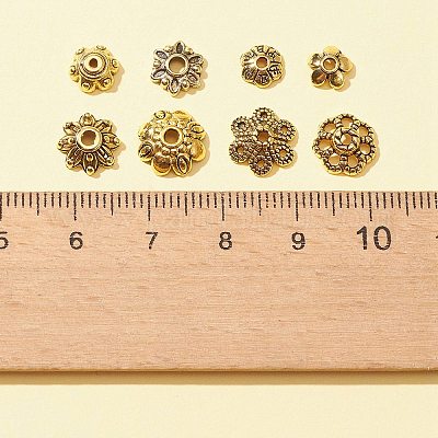 360шт 8 стиля бусины из сплава в тибетском стиле FIND-FS0001-45-1