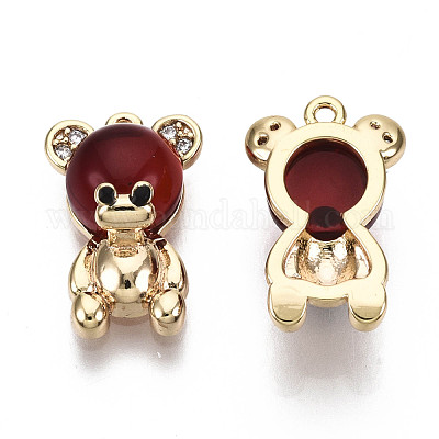 Латунные микро проложить кубического циркония подвески KK-N231-148-NF-1