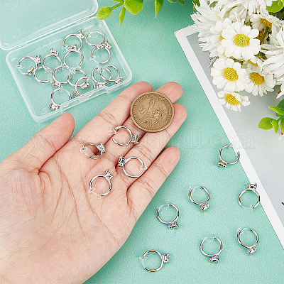 12 пара клипс из латуни и смолы FIND-UN0002-42-1