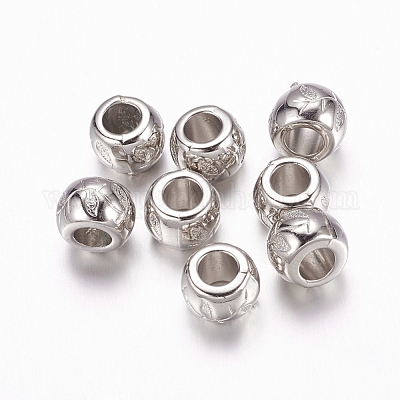 Ccb пластиковые европейские бусины CCB-F006-02P-1