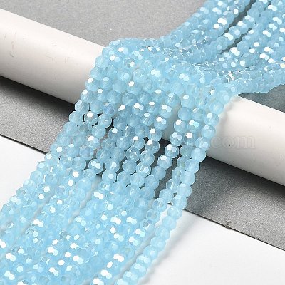 Подставки для стеклянных бусин с имитацией нефрита EGLA-A035-J4mm-B04-1