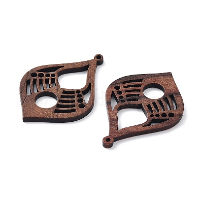 Подвески из орехового дерева WOOD-Q051-04D-1