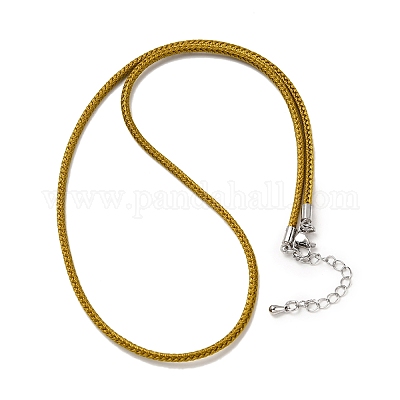 Изготовление ожерелья из плетеного нейлонового шнура толщиной 2.5 мм FIND-G095-01P-16-1