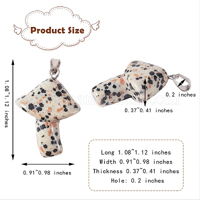 Подвески из натуральных и синтетических драгоценных камней в стиле 3 шт. G-SZ0001-51-1