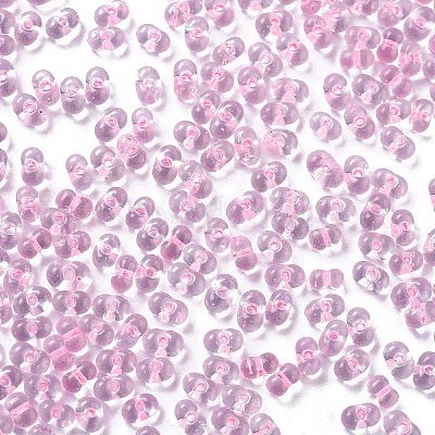 Светящиеся стеклянные бусины SEED-A033-07N-1