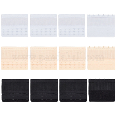 12шт. 3-х цветные удлинители бюстгальтера DIY-BC0013-54-1