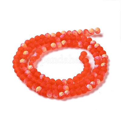 Прозрачные стеклянные бусины EGLA-A034-T4mm-MB25-1