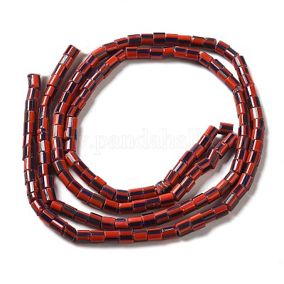 Непальские бусины лэмпворк ручной работы LAMP-B023-04A-06-1