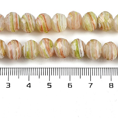 Бусы лэмпворк ручной работы LAMP-T007-13J-1