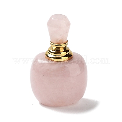 Флаконы-капельницы из натурального розового кварца DJEW-K024-01G-05-1
