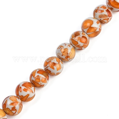 Синтетические нити янтарных бус G-M199-A02-03-1