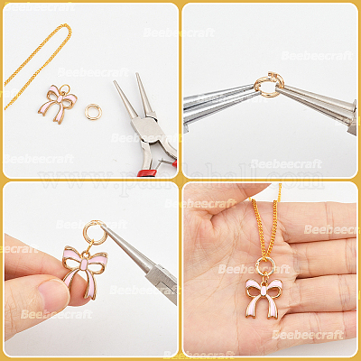 20 шт. латунные открытые кольца для прыжков&nbsp;KK-BBC0023-10C-1