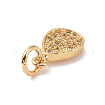 Латунные микро проложить кубического циркония подвески KK-I614-064G-1