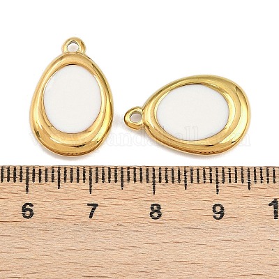 Подвески из нержавеющей стали 304 с эмалью STAS-Z166-20D-02-1