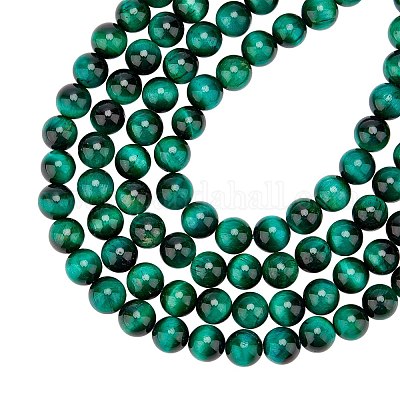 Природных тигровый глаз бисер нитей G-AR0002-60-1