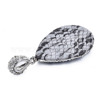 Полимерная глина стразами подвески RB-S056-11A-P-1