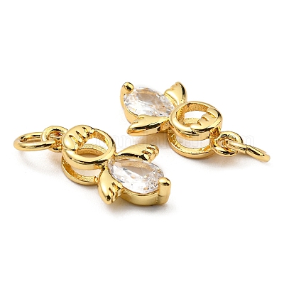 Латунь с подвесками из фианита KK-K341-06G-1