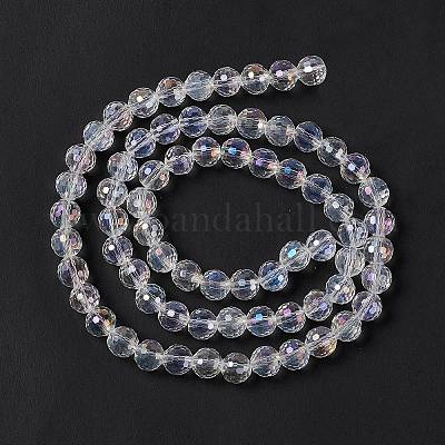 Гальванические стеклянные бусины EGLA-R040-8mm-15-1