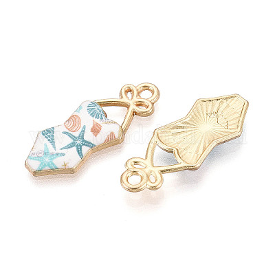 Подвески из эмали и сплава ENAM-T022-38KCG-01-1