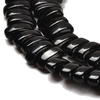 Природные обсидиана бисер нитей G-Q167-B11-01-1