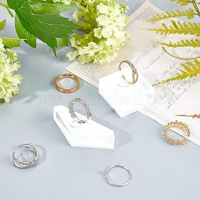 2 шт. 2 стиля акриловых колец-дисплеев RDIS-FG0001-13-1