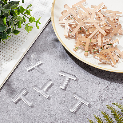 40 шт. акриловые штифты-скобы в виде сот FIND-BC0013-60A-1