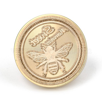 Латунь ретро воск печать штамп AJEW-F045-A01-1