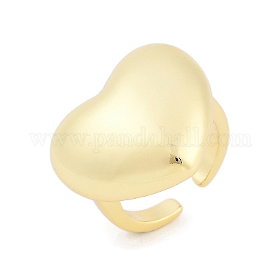 Латунь манжеты кольца RJEW-U030-02G-03-1