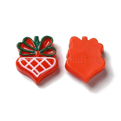 Кабошоны из непрозрачной рождественской смолы RESI-K019-32-1