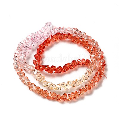 Прозрачные стеклянные бусины GLAA-H023-02K-1