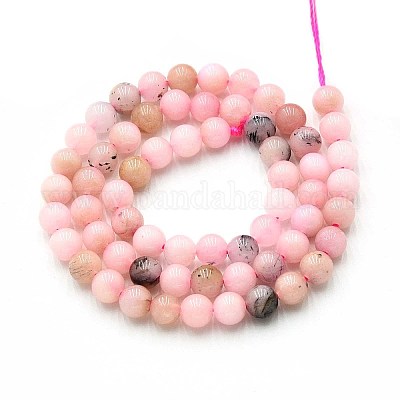 Природного кварца нитей бисера&nbsp;G-N355-6mm-52-1