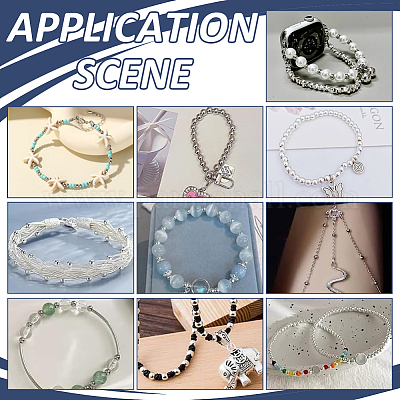 80 шт. круглые бусины из нержавеющей стали 304 с швом STAS-UN0063-62A-P-1