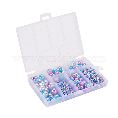 497шт 5 стиля радуги абс пластик имитация жемчуга OACR-YW0001-07C-1