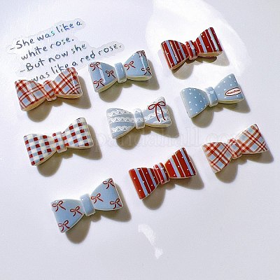 Печатные непрозрачные акриловые бусины OACR-I027-01B-01-1