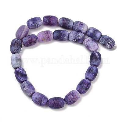 Естественные выветрившиеся агатовые бусины G-NH0047-B04-02-1