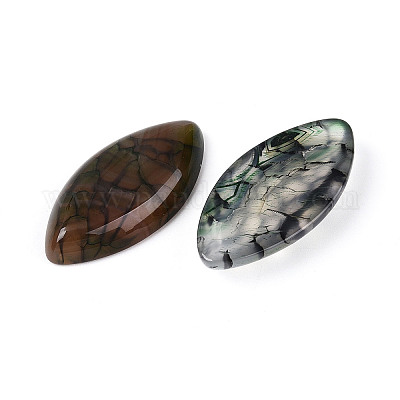 Природные кабошон агата треск&nbsp;G-T125-07D-1