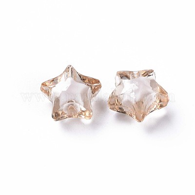 Прозрачные акриловые бусины TACR-S152-02A-760-1