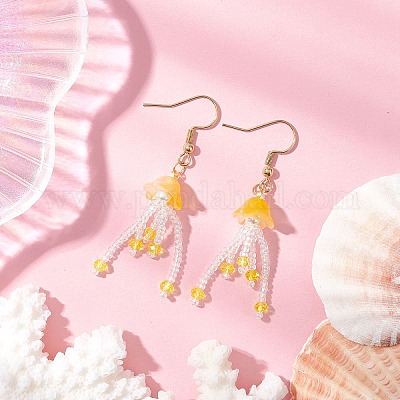 Серьги-подвески из нержавеющей стали 304 EJEW-MZ00454-1