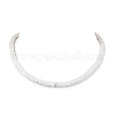 Богемные ожерелья ручной работы из полимерной глины Хейши из бисера NJEW-JN04778-1