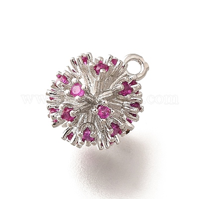 Латунные микро проложить кубического циркония бусы KK-M312-20P-1