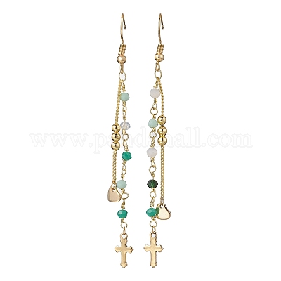 Серьги-подвески из нержавеющей стали 304 EJEW-JE06779-1